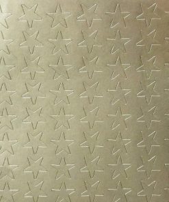 ½" Silver Star Stickers