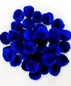 1" Royal Blue Pom Poms