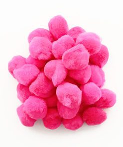 ½" Pink Pom Poms