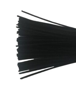4mm x 12" Black Pipe Cleaners