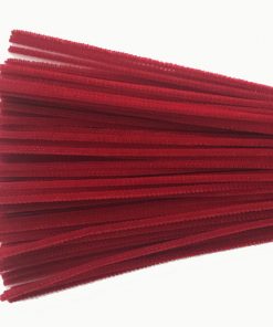4mm x 12" Dark Red Pipe Cleaners