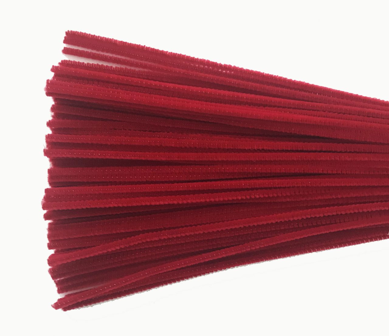 4mm x 12" Dark Red Pipe Cleaners