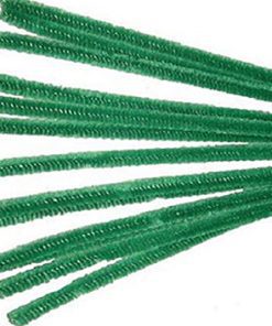 4mm x 12" Dark Green Pipe Cleaners