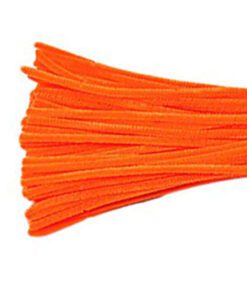 6mm x 12" Orange Pipe Cleaners