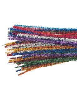 * 6mm x 12" Assorted Colour Metallic Pipe Cleaners