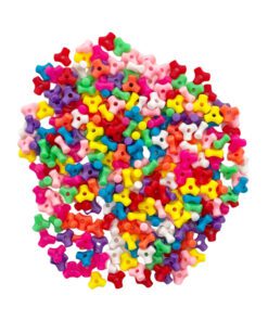 Assorted Colour Tri Beads