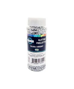 112g Silver Glitter In Shaker Jar