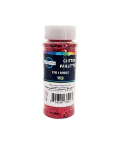 112g Red Glitter In Shaker Jar