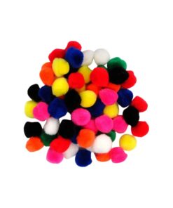 1½" Assorted Colour Pom Poms