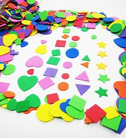 * Assorted Foam Shapes Classpack