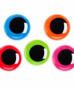 20mm Assorted Neon Colour Round Wiggly Eyes