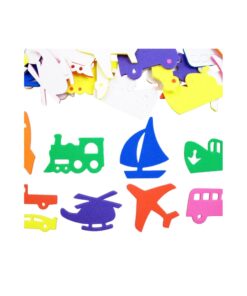 Self-Adhesive Foam Vehicle Shapes