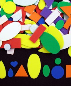Self-Adhesive Foam Geometric Shapes