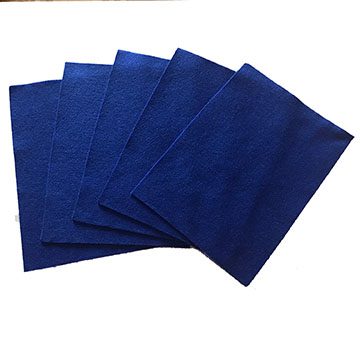 9" x 12" Royal Blue Felt Sheets