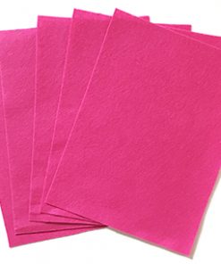 9" × 12″ Fuchsia Felt Sheets