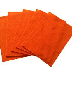9" x 12" Orange Felt Sheets