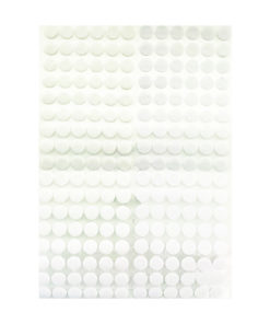 2pc White Self-Adhesive Dots Set