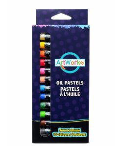 9mm x 60mm Assorted Colour Oil Pastels