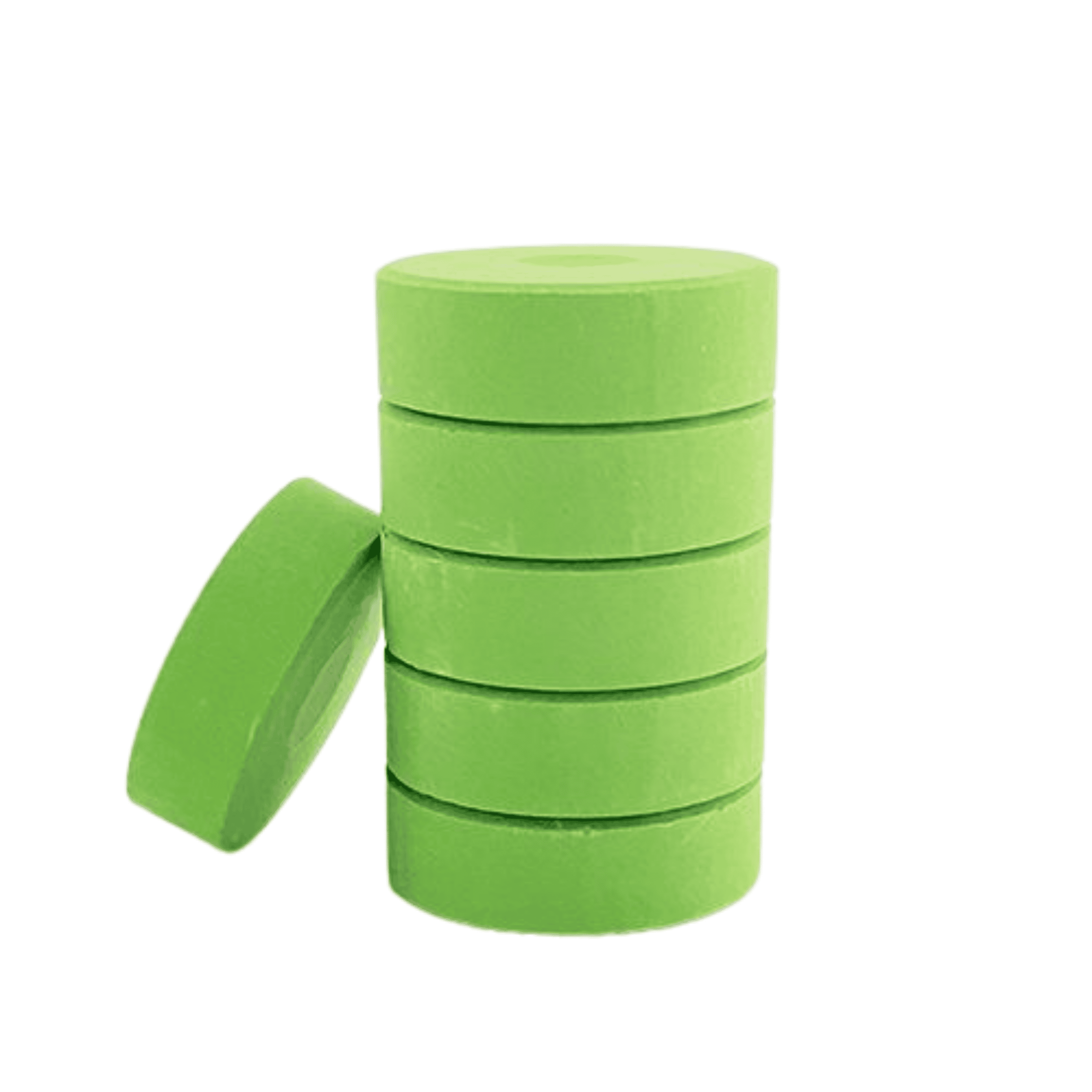 Bright Green Tempera Paint Blocks