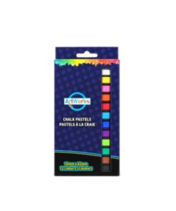 Pastels Secs De Couleurs Assorties 10mm x 65mm