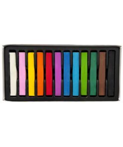 10mm x 65mm Assorted Colour Dry Chalk Pastels