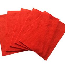 9" x 12" Orange Felt Sheets