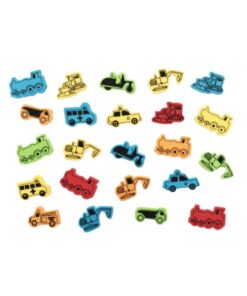 Self-Adhesive Foam Vehicle Shapes