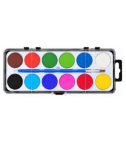 12 Disc Paint Set With Brush