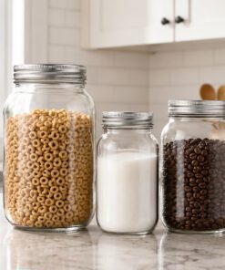 Alternative view of 1000ml Plastic Mason Jar