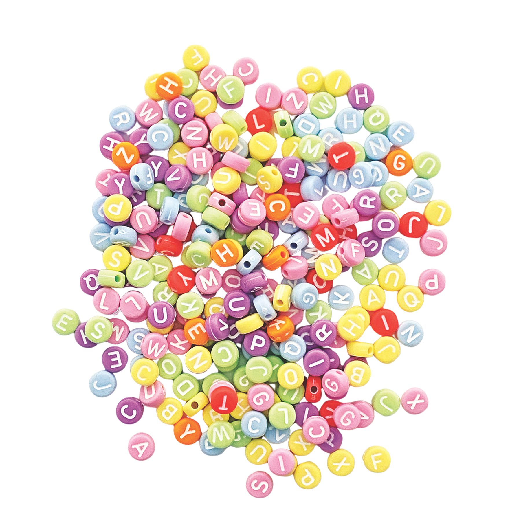 Colourful Letter Beads