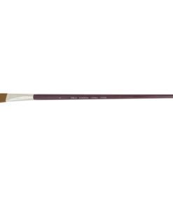 Flat 1/2" Golden Nylon Hair Brush