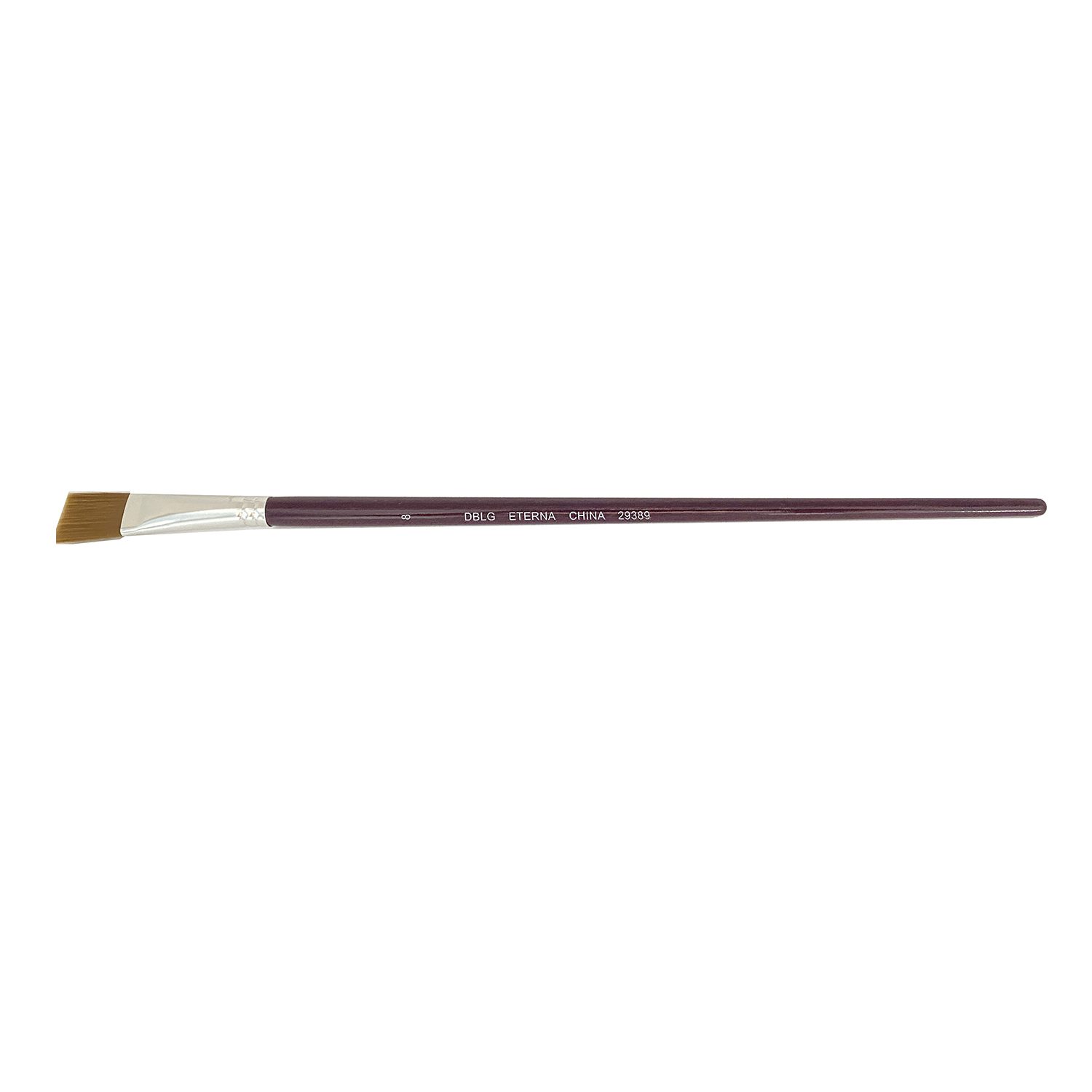 Flat 1/2" Golden Nylon Hair Brush