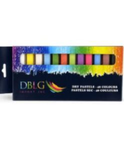 Pastels Secs De Couleurs Assorties 10mm x 65mm