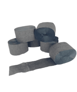 Black Crepe Streamers