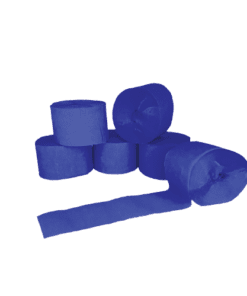 Royal Blue Crepe Streamers