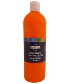 Orange Finger Paint