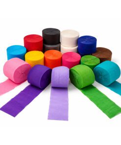 Alternative view of White Crepe Streamers