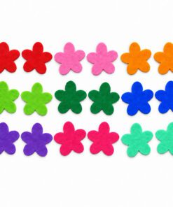 Acrylic Felt Flower Stickers