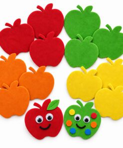 Large Acrylic Felt Apple Shapes