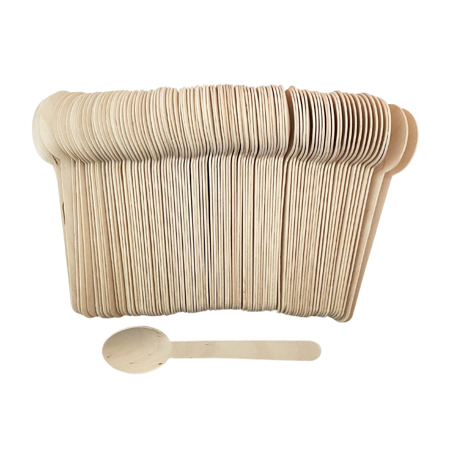 160mm Wood Spoons