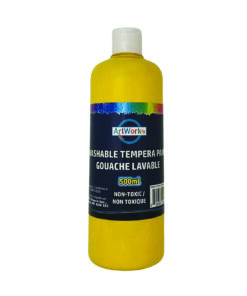 500ml Yellow Washable Tempera Paint