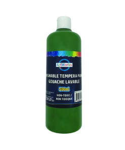 500ml Green Washable Tempera Paint