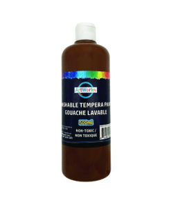 500ml Brown Washable Tempera Paint