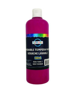 500ml Fuchsia Washable Tempera Paint