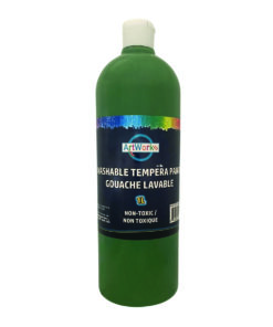 1L Green Washable Tempera Paint