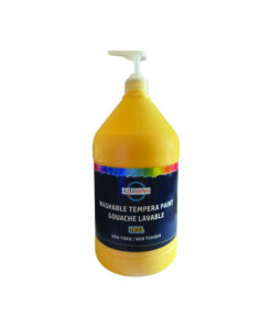3.78L Yellow Washable Tempera Paint With Pump