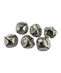 13mm Silver Jingle Bells