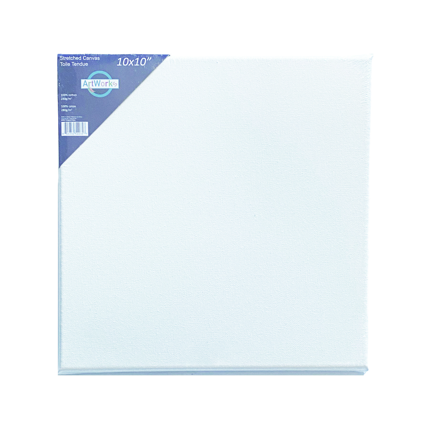 10" x 10” Stretched Canvas Board