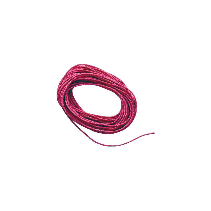 Pink Waxed Round Cotton Cords