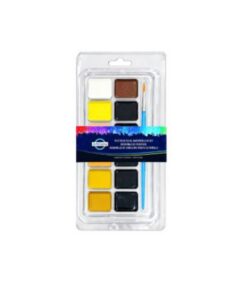 Watercolour Paint Set With12 Multicultural Colours And 1 Brush